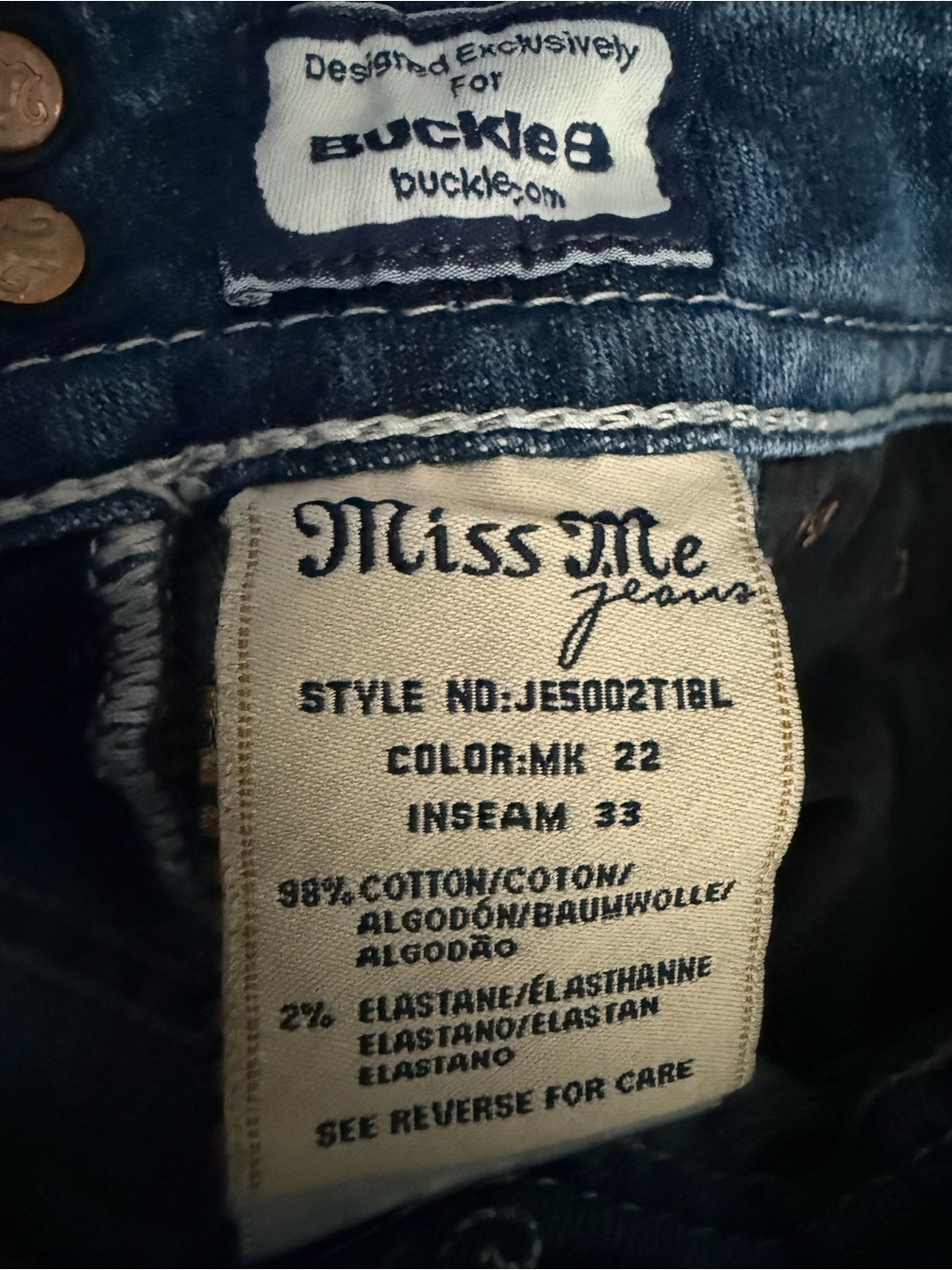 Miss Me Distressed Medium Wash Jeans - Picture 10 of 15